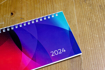 Symbolic image: New Year, calendar for 2024 