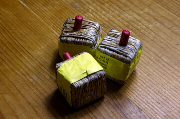 Turn of the year, New Year's Eve: fireworks, three cannon blasts