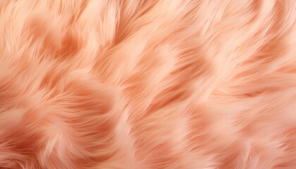 The texture of fur peachy pastel matte , soft light, peach fuzz the color of the year  2024