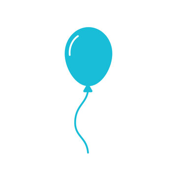 Balloon icon. From blue icon set.