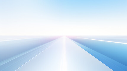 Blue and White Abstract Background with Lines