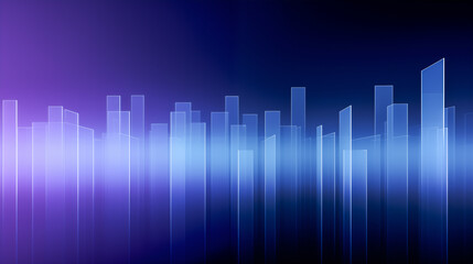 Blue and Purple Abstract Background with Lines