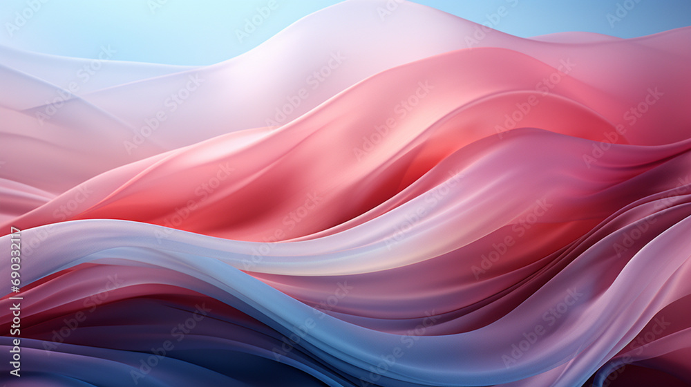 Aufkleber abstract representation of soft hues reminiscent of twilight, portraying a tranquil and mystical col
