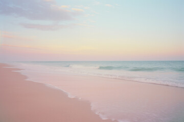 A subdued pastel gradient, creating a soft and calming color transition in a minimalist visual composition.