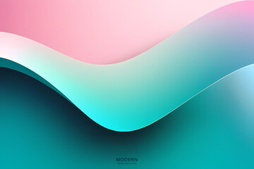 Abstract Blue Pink Background. colorful wavy design wallpaper. creative graphic 2 d illustration. trendy fluid cover with dynamic shapes flow.