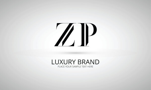 ZP Z zp initial logo | initial based abstract modern minimal creative logo, vector template image. luxury logotype logo, real estate homie logo. typography logo. initials logo