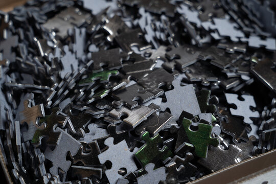 Puzzleteile durcheinander