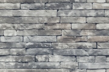 Close up in old grey brick wall, generated with AI