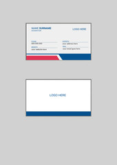 Minimal/minimalist  Simple Business Card Layout,creative modern name card,
Double-sided, visiting card, 
landscape orientation,Horizontal layout,Vector illustration
Clean Design,  Clean professional, 