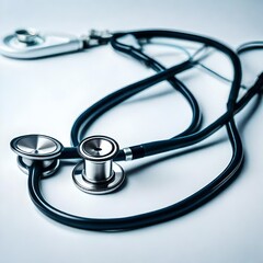stethoscope on a white genrated AI tool
