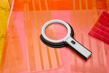 Photopolymer Printing Plates and Magnifying Glass