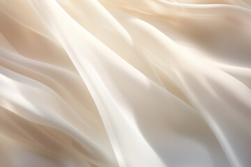 Fototapeta premium A tight shot of a neat cloth drape.