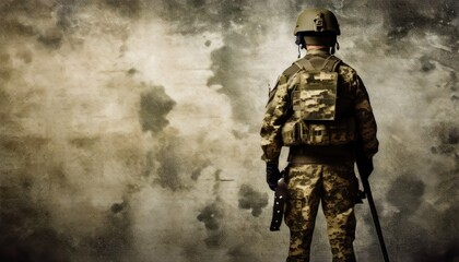 Naklejka premium military wallpaper background