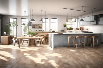 dining room with table