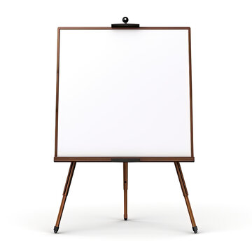 a mockup of a square presentation board with white background ideal for all your creations, Ai Generative