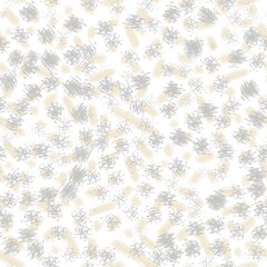 Seamless abstract textured pattern. Simple background beige and white texture. Digital brush strokes background. Designed for textile fabrics, wrapping paper, background, wallpaper, cover.