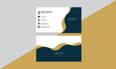  Navy Blue business card template