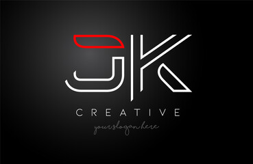 Minimalist GS gs letter logo design made of white monogram lines. Letter idea for personal or business use vector illustration.