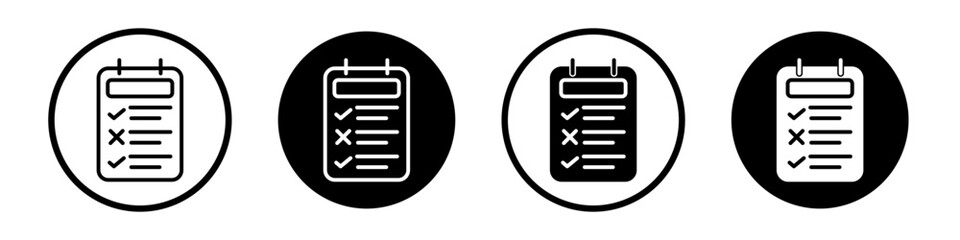 Guidelines icon set. brand rules and regulation book vector symbol. guide booklet sign. rulebook icon in black filled and outlined style.