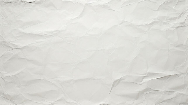 Arrière-plan avec espace vide de composition. Papier blanc froissé. Papeterie. Fond pour conception et création graphique.