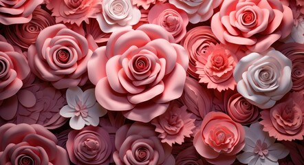 a collage of pink roses for wallpapers