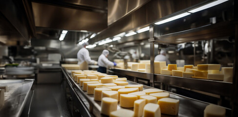 cheese production, cheese production line