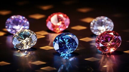 diamond on luxury background