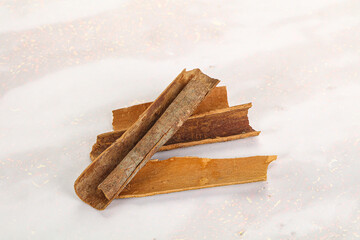 Natural wild organic cinnamon aroma