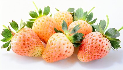 Strawberry Peach Fuzz color background with selective focus and copy space