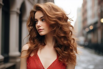 Obraz premium beautiful hairstyles for woman woman hairstyle and haircut