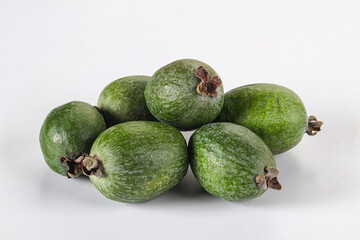 Fresh sweet juicy ripe feijoa