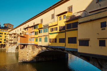 Fototapeta na wymiar Ponte Vecchio in Florence city, Italy