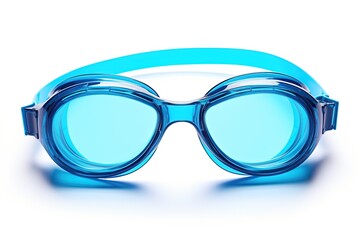 Swimming goggles isolated on white background.