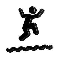 This is a beautifully designed 3D icon with a beautiful metallic texture.