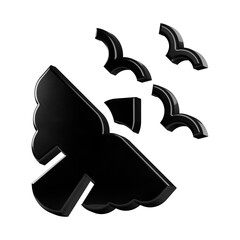 This is a beautifully designed 3D icon with a beautiful metallic texture.