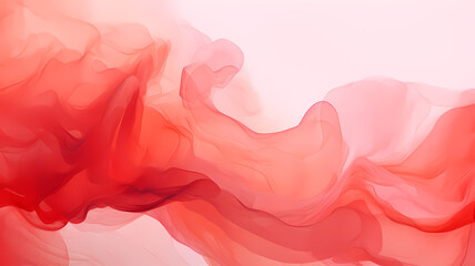 red abstract art with watercolor paint brush strokes, whisps and waves and calm background design, background, wallpaper, header, website, design resource