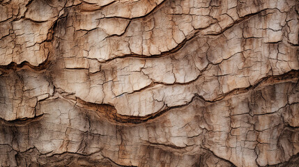 Detailed patterns and textures of tree bark in a close-up shot