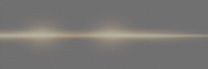Obraz premium Horizontal highlights. Laser beams of light. Beautiful light flashes. On a transparent background.