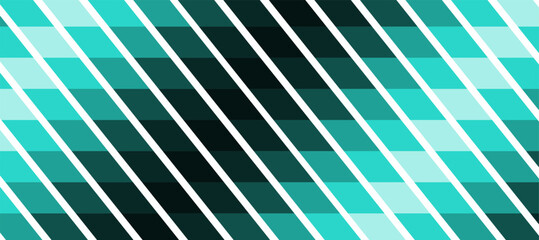 abstract futuristic diagonal green mosaic seamless background