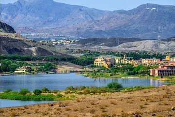 4K Luxury House by the Lake Las Vegas in Nevada with Mountain View