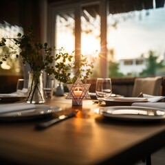 close-up of the Star of David symbolizing unity on a hanukkah festive dining table, capturing the harmony and togetherness of a celebratory meal
