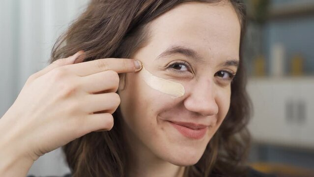 Makeup, female beauty and care.