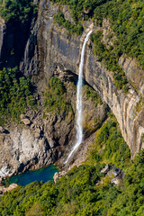Nohkalikai Falls View point, Nohkalikai Road, Cherrapunji, Meghalaya, India