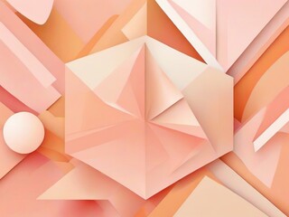 abstract background in Peach Fuzz colors