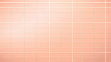  Subtle peach-colored tiles with a gentle gradient and soft lighting - obrazy, fototapety, plakaty