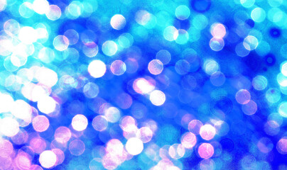 Blue bokeh background for seasonal, holidays,  celebrations and various design works