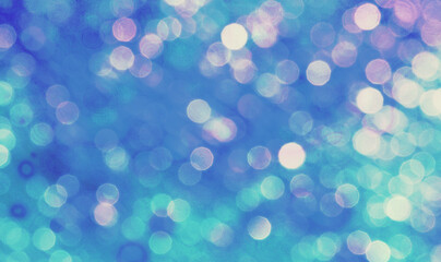 Fototapeta premium Blue bokeh background for seasonal, holidays, celebrations and various design works