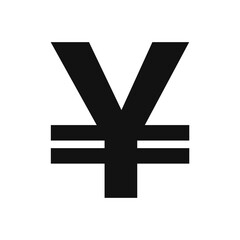 Fototapeta premium Yen currency vector sign