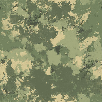 Army green camouflage seamless pattern