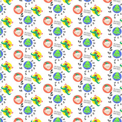 новорічний паттерн 3 ельф